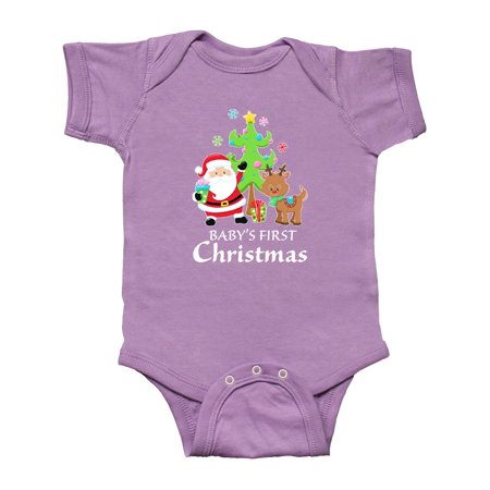 Inktastic Baby s 1st Christmas with Santa Reindeer and Tree Gift Baby Boy or Baby Girl Bodysuit
Inktastic Baby s 1st Christmas with Santa Reindeer and Tree Gift Baby Boy or Baby Girl Bodysuit