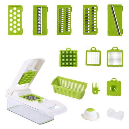 hoksml Multifunctional Grater Digger. 12 In 1 Vegetable Chopper Vegetable Chopper Cutter Chopper Spiralizer Vegetable Cutter Festival Clearance Gifts
hoksml Multifunctional Grater Digger. 12 In 1 Vegetable Chopper Vegetable Chopper Cutter Chopper Spiralizer Vegetable Cutter Festival Clearance Gifts