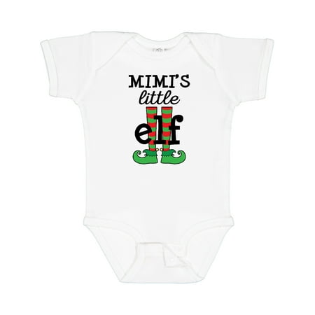 Inktastic Christmas Mimi Little Elf Outfit Gift Baby Boy or Baby Girl Bodysuit