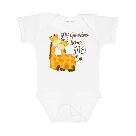 Inktastic My Grandma Loves Me! Gift Baby Boy or Baby Girl Bodysuit