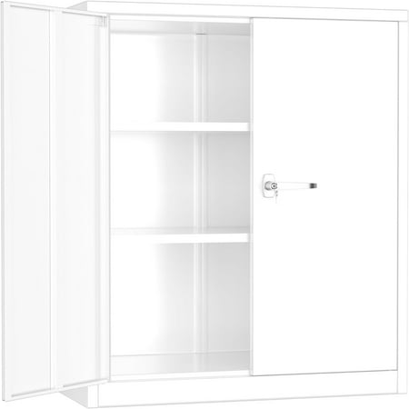 JTFCXD Metal Cabinet 72 Locking Steel Cabinets with 2 Door and 4 Adjustable Shelves Tall Metal Cabinet for Garage Warehouse
JTFCXD Metal Cabinet 72 Locking Steel Cabinets with 2 Door and 4 Adjustable Shelves Tall Metal Cabinet for Garage Warehouse