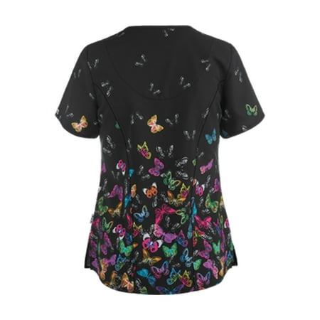 qucoqpe Women s Cartoon Print Scrub Top with 2 Pockets Cute Short Sleeve V-neck Working Uniform Blouse Tops
qucoqpe Women s Cartoon Print Scrub Top with 2 Pockets Cute Short Sleeve V-neck Working Uniform Blouse Tops