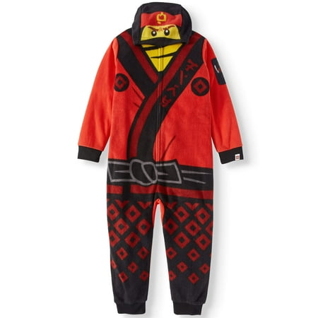 Boy's Hooded Lego Ninjago Union Suit Onesie Pajama Sleep Set (Big Boys & Little Boys)