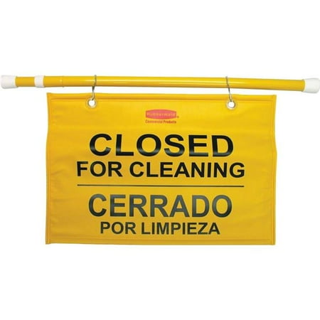 Rubbermaid Commercial Products RCP9S1600YLCT Closed & Cleaning Safety Sign - Yellow
Rubbermaid Commercial Products RCP9S1600YLCT Closed & Cleaning Safety Sign - Yellow