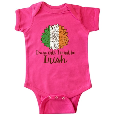 Inktastic I m So Cute I Must be Irish Sunflower Gift Baby Boy or Baby Girl Bodysuit
Inktastic I m So Cute I Must be Irish Sunflower Gift Baby Boy or Baby Girl Bodysuit