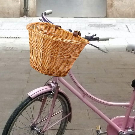 Bicycle Basket For Gis Women Hand Woven Natural er Bicycle Handlebars