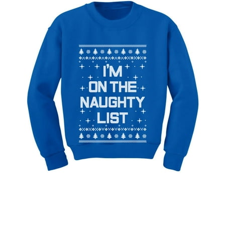 Tstars Boys Unisex Ugly Christmas Sweater I m on the Naughty List Kids Christmas Gift Funny Humor Holiday Shirts Xmas Party Christmas Gifts for Boy Toddler Kids Sweatshirt Ugly Xmas Sweater 
Tstars Boys Unisex Ugly Christmas Sweater I m on the Naughty List Kids Christmas Gift Funny Humor Holiday Shirts Xmas Party Christmas Gifts for Boy Toddler Kids Sweatshirt Ugly Xmas Sweater