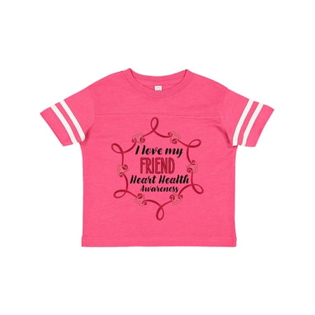 Inktastic I Love My Friend Heart Health Awareness Gift Toddler Boy or Toddler Girl T-Shirt
Inktastic I Love My Friend Heart Health Awareness Gift Toddler Boy or Toddler Girl T-Shirt