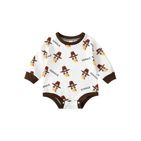 Thanksgiving Newborn Clothes Baby Turkey Romper Long Sleeve Oversized Sweatshirt Loose Bodysuit
Thanksgiving Newborn Clothes Baby Turkey Romper Long Sleeve Oversized Sweatshirt Loose Bodysuit