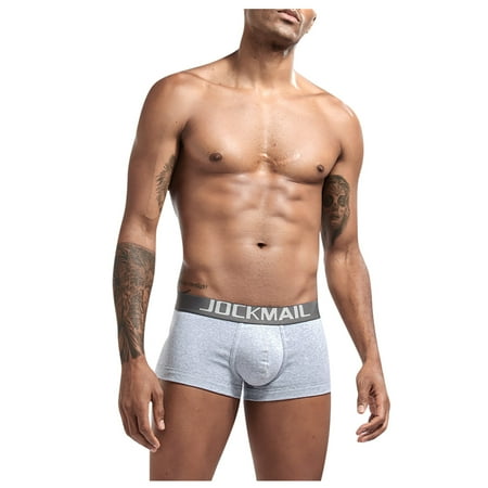 BIZIZA Comfort Breathable Briefs for Men Pouch Soft Trunks Male Stretch Underwear Gray L
BIZIZA Comfort Breathable Briefs for Men Pouch Soft Trunks Male Stretch Underwear Gray L