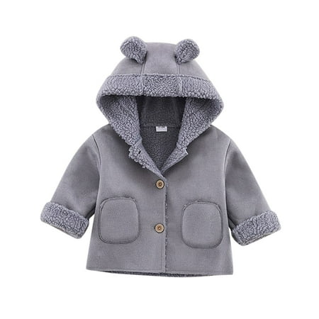 B91xZ Girls Winter Coats Kids Coat Winter Jacket Girls Boys Hooded Soild Cartoon Ears Toddler Outwear Windproof Warm Toddler Girl Dress Coat Grey 4-5 Years
B91xZ Girls Winter Coats Kids Coat Winter Jacket Girls Boys Hooded Soild Cartoon Ears Toddler Outwear Windproof Warm Toddler Girl Dress Coat Grey 4-5 Years