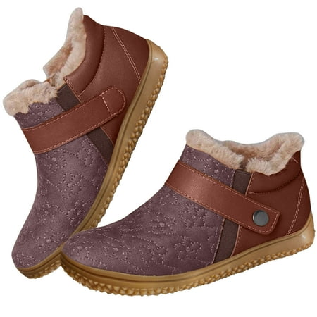 LYCAQL Womens Shoes Plush Toe Leather Boots Fashion Buckle Round Stitching Snow Short Boots Women s women s boots Warm Winter Women (Coffee 6.5)
LYCAQL Womens Shoes Plush Toe Leather Boots Fashion Buckle Round Stitching Snow Short Boots Women s women s boots Warm Winter Women (Coffee 6.5)