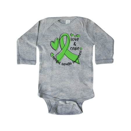 Inktastic Love and Care Mental Health Awareness Green Ribbon Gift Baby Boy or Baby Girl Long Sleeve Bodysuit
Inktastic Love and Care Mental Health Awareness Green Ribbon Gift Baby Boy or Baby Girl Long Sleeve Bodysuit