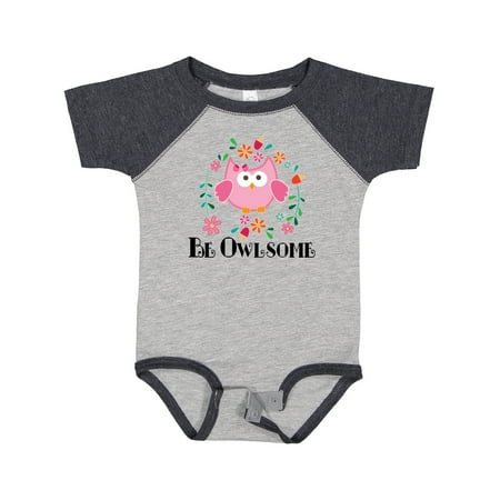 Inktastic Girl Owl Be Owlsome Gift Baby Girl Bodysuit