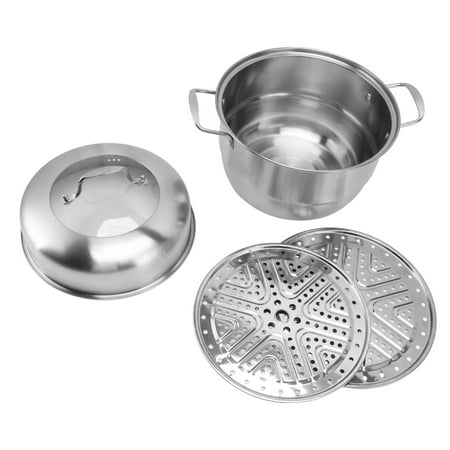 2024 Stainless Steel Steam Pot with Handles On Both Sides Multi Layer Thick Steam Pot Cookware Pot with Tempered Glass Lid 2 Tier
2024 Stainless Steel Steam Pot with Handles On Both Sides Multi Layer Thick Steam Pot Cookware Pot with Tempered Glass Lid 2 Tier