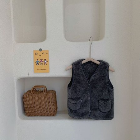 DancePeanut Fashion Kids Vest Children s Sleeveless Plush Solid Color Casual Gilets Baby Neutral Keep Warm Simplicity Cardigan Cotton Coats
DancePeanut Fashion Kids Vest Children s Sleeveless Plush Solid Color Casual Gilets Baby Neutral Keep Warm Simplicity Cardigan Cotton Coats