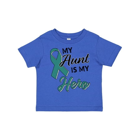 Inktastic My Aunt is My Hero- Ovarian Cancer Awareness Gift Toddler Boy or Toddler Girl T-Shirt
Inktastic My Aunt is My Hero- Ovarian Cancer Awareness Gift Toddler Boy or Toddler Girl T-Shirt
