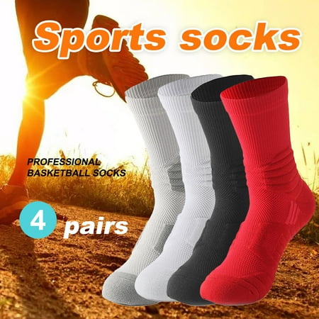 HeJx 4 Pairs Athletic Socks Quick Drying Moisture Wicking Polyester Performance Cushion Men s Sports Hiking Socks for Cycling
HeJx 4 Pairs Athletic Socks Quick Drying Moisture Wicking Polyester Performance Cushion Men s Sports Hiking Socks for Cycling