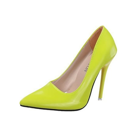 UKAP Womens Work Lightweight Pointed Toe Stiletto Heels Women Anti-Slip Sexy Pumps Comfort High Heel Green 5.5
UKAP Womens Work Lightweight Pointed Toe Stiletto Heels Women Anti-Slip Sexy Pumps Comfort High Heel Green 5.5