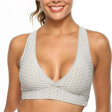 HoWD Women Sexy Deep V Neck Padded Wireless Push Up Sports Bra Brassiere Underwear
HoWD Women Sexy Deep V Neck Padded Wireless Push Up Sports Bra Brassiere Underwear
