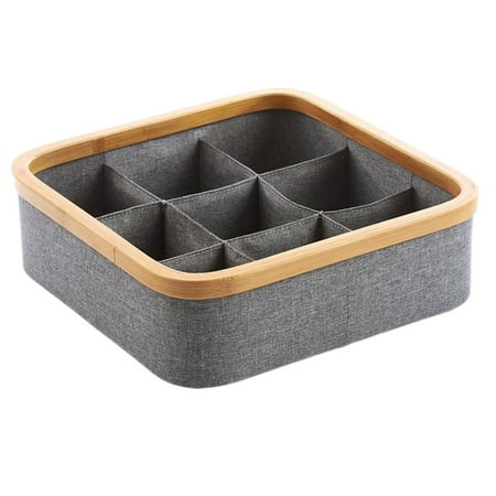 Chamat Bamboo Storage Box Underwear Socks Bra Organizer Drawer Makeup Drawer Organizer Dividers Cloth Storage Box(9 Cells)
Chamat Bamboo Storage Box Underwear Socks Bra Organizer Drawer Makeup Drawer Organizer Dividers Cloth Storage Box(9 Cells)