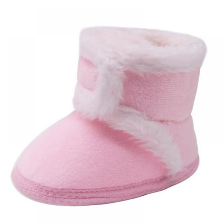 Baby Boy s Girl s Fashion Cute Short Boots Socks Shoes Newborn Boots Soft And Warm Infant Winter Shoes