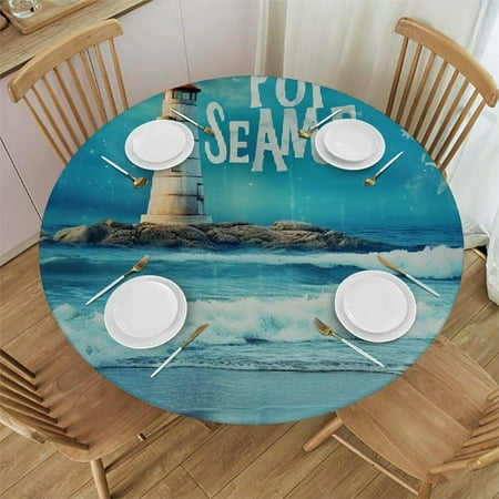 Orinice Lighthouse Starfish Beach Round Table Cover Stain Resistant Washable for Indoor Outdoor Kitchen Dining Wedding Parties 100% Polyester Fiber 31-35
Orinice Lighthouse Starfish Beach Round Table Cover Stain Resistant Washable for Indoor Outdoor Kitchen Dining Wedding Parties 100% Polyester Fiber 31-35