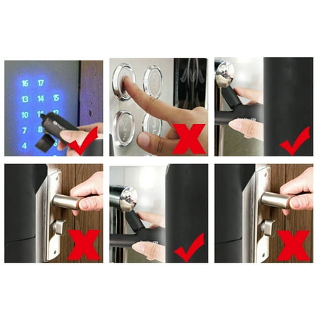 Touchless Door Handle Pulling Tool Elevator Button Screen Touch Contactless Operation Pressing Tool
Touchless Door Handle Pulling Tool Elevator Button Screen Touch Contactless Operation Pressing Tool