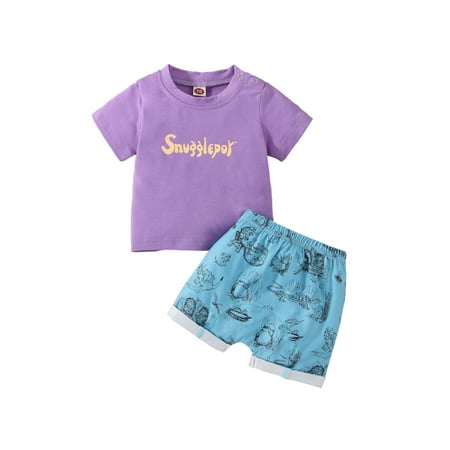 Amuver Baby Shorts Set Letter Print Short Sleeve Round Neck T-Shirt + Cartoon High Waist High Stretch Shorts Cute Two-piece Set
Amuver Baby Shorts Set Letter Print Short Sleeve Round Neck T-Shirt + Cartoon High Waist High Stretch Shorts Cute Two-piece Set
