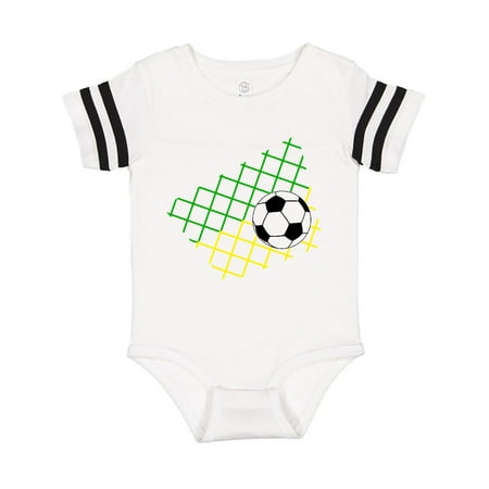 Inktastic Soccer Ball Net with Brazillian Flag Colors Gift Baby Boy or Baby Girl Bodysuit
Inktastic Soccer Ball Net with Brazillian Flag Colors Gift Baby Boy or Baby Girl Bodysuit