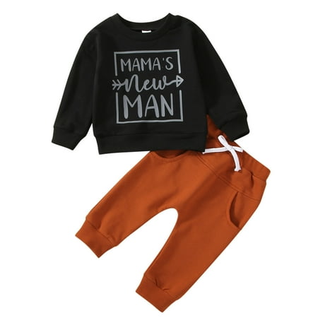 Kids Infant Child Toddler Newborn Baby Boys Long Sleeve Letter Sweatshirt T Shirt Blouse Tops Solid Trousers Pants Outfit Set 2PCS Clothes
Kids Infant Child Toddler Newborn Baby Boys Long Sleeve Letter Sweatshirt T Shirt Blouse Tops Solid Trousers Pants Outfit Set 2PCS Clothes