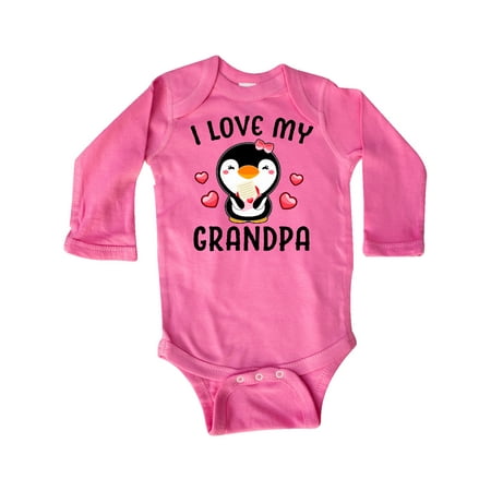 Inktastic I Love My Grandpa with Cute Penguin and Hearts Gift Baby Girl Long Sleeve Bodysuit
Inktastic I Love My Grandpa with Cute Penguin and Hearts Gift Baby Girl Long Sleeve Bodysuit