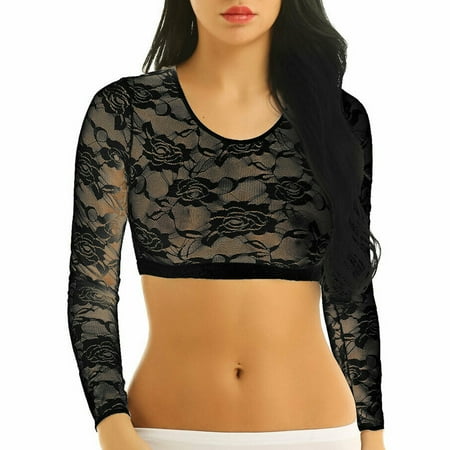 Gyouwnll Sleepwear For Womens Pajamas For Women Sheer Mesh Lace See-Through Long Sleeve Crop Tops Casual T Shirt
Gyouwnll Sleepwear For Womens Pajamas For Women Sheer Mesh Lace See-Through Long Sleeve Crop Tops Casual T Shirt