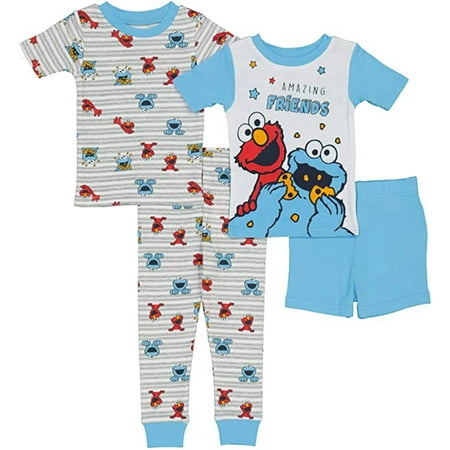 Sesame Street Boys Four-Piece Cotton Pajama Set (3T)
Sesame Street Boys Four-Piece Cotton Pajama Set (3T)