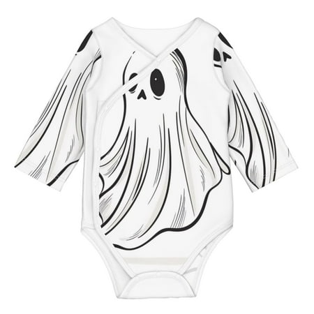 Zeuib Cute Ghost Simple Drawing Unisex-baby Long Sleeve Bodysuit 100% Organic Cotton-18 Months
Zeuib Cute Ghost Simple Drawing Unisex-baby Long Sleeve Bodysuit 100% Organic Cotton-18 Months
