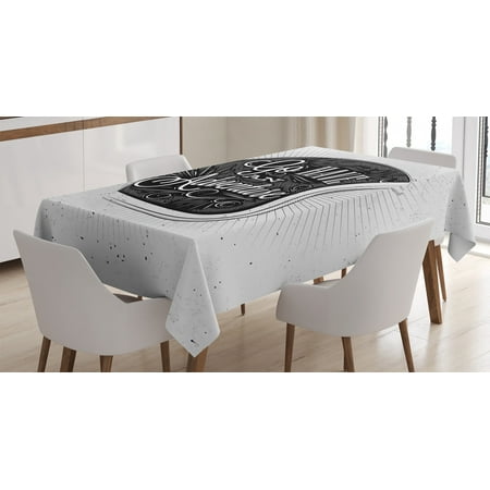 Vintage Decor Tablecloth Motorcycle Figure with Adventure Quote and Ornate Lines Contemporary New Graphic Rectangular Table Cover for Dining Room Kitchen 52 X 70 Inches Grey by Ambesonne
Vintage Decor Tablecloth Motorcycle Figure with Adventure Quote and Ornate Lines Contemporary New Graphic Rectangular Table Cover for Dining Room Kitchen 52 X 70 Inches Grey by Ambesonne