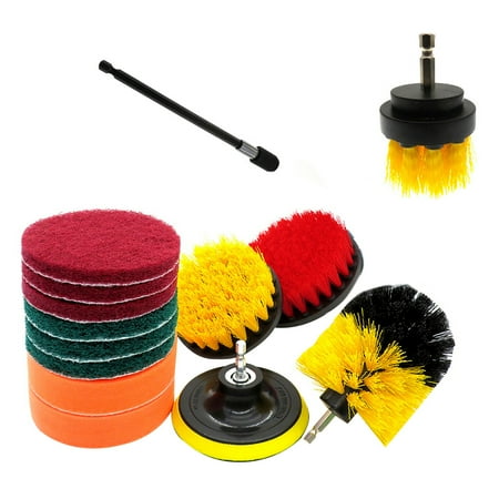 14pcs Yellow and Red Electric Cleaning Brush Nylon PP Drill Cleaning Brush Attachments Multifunction Power Scrubber Brush Drill Attachment Kit (Red)
14pcs Yellow and Red Electric Cleaning Brush Nylon PP Drill Cleaning Brush Attachments Multifunction Power Scrubber Brush Drill Attachment Kit (Red)
