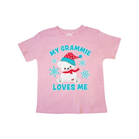 Inktastic Polar Bear My Grammie Loves Me in Santa Hat with Snowflakes Gift Toddler Boy or Toddler Girl T-Shirt
Inktastic Polar Bear My Grammie Loves Me in Santa Hat with Snowflakes Gift Toddler Boy or Toddler Girl T-Shirt