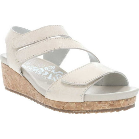Women s Propet Millie Wedge Strappy Sandal Beige