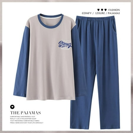 DanceeMangoo Mens Pajamas Set Autumn Winter Leisure Elastic Waist Men Sleepwear Set Cotton Mens Long Sleeve Nightwear Boys Loose Homewear
DanceeMangoo Mens Pajamas Set Autumn Winter Leisure Elastic Waist Men Sleepwear Set Cotton Mens Long Sleeve Nightwear Boys Loose Homewear