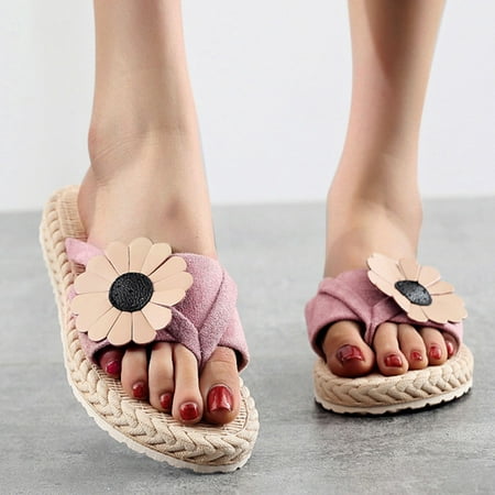 Cathalem Women Fashion Sandals Beach Sunflower Flat Spring Slippers Flat Summer Casual Women s Womens Slippers Size 9 Memory Foam Pink 7.5
Cathalem Women Fashion Sandals Beach Sunflower Flat Spring Slippers Flat Summer Casual Women s Womens Slippers Size 9 Memory Foam Pink 7.5