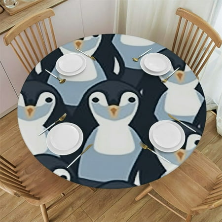 BANET Winter Cute Penguin Table Cloth Round Reusable Tablecloth Waterproof Outdoor Tablecloth Table Cover for Kitchen Party Picnic Dining Decor 46 -50
BANET Winter Cute Penguin Table Cloth Round Reusable Tablecloth Waterproof Outdoor Tablecloth Table Cover for Kitchen Party Picnic Dining Decor 46 -50