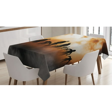 Halloween Decorations Tablecloth Zombies Dead Men Body in the Doom Mist at Night Sky Haunted Decor Rectangular Table Cover for Dining Room Kitchen 60 X 84 Inches Orange Black by Ambesonne
Halloween Decorations Tablecloth Zombies Dead Men Body in the Doom Mist at Night Sky Haunted Decor Rectangular Table Cover for Dining Room Kitchen 60 X 84 Inches Orange Black by Ambesonne