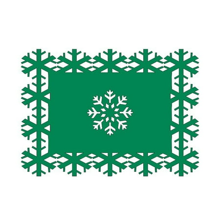 Table Place Mats Festival Party Snowflakes Heat-Insulation Hollow Dining Mat Fabric Dish Tray Pad Home Kitchen Accessories Green/35*25cm
Table Place Mats Festival Party Snowflakes Heat-Insulation Hollow Dining Mat Fabric Dish Tray Pad Home Kitchen Accessories Green/35*25cm