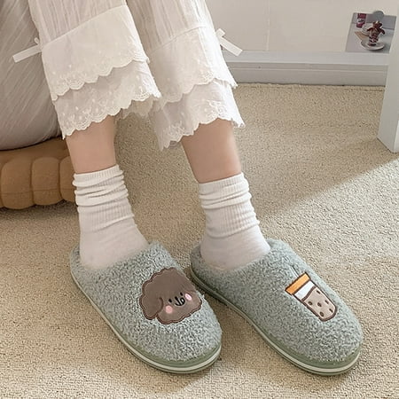 LIANGP Ladies Slippers Comfortable Women Cotton Indoor Warm Home Plush And Slippers Shoes Suede Women Slipper Women s Shoes Green Size 8
LIANGP Ladies Slippers Comfortable Women Cotton Indoor Warm Home Plush And Slippers Shoes Suede Women Slipper Women s Shoes Green Size 8