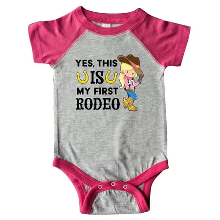 Inktastic Yes this IS my First Rodeo- cowgirl in hat and boots Gift Baby Girl Bodysuit
Inktastic Yes this IS my First Rodeo- cowgirl in hat and boots Gift Baby Girl Bodysuit