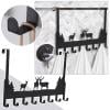 Over The Door Hook Hanger Metal Over The Door Decorative Organizer Rack With 8 Hooks For Hanging Towel Coat Clothes Hat Bag Behind Back Of Door
Over The Door Hook Hanger Metal Over The Door Decorative Organizer Rack With 8 Hooks For Hanging Towel Coat Clothes Hat Bag Behind Back Of Door