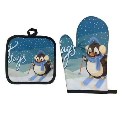 iOPQO Oven Mitts Christmas Kitchenware Printed Oven Gloves Heat Resistant Oven Insulated Glove Set microwave oven insulation gloves set C C
iOPQO Oven Mitts Christmas Kitchenware Printed Oven Gloves Heat Resistant Oven Insulated Glove Set microwave oven insulation gloves set C C