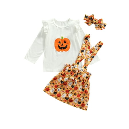 Sunisery 3PCS Toddler Infant Kids Little Girls Long Sleeve T-shirt and Suspender Skirt with Headband Set White 2-3 Years
Sunisery 3PCS Toddler Infant Kids Little Girls Long Sleeve T-shirt and Suspender Skirt with Headband Set White 2-3 Years