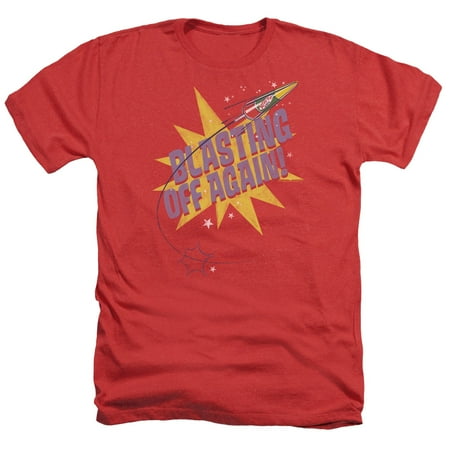 Astro Pop - Blast Off - Heather Short Sleeve Shirt - Large